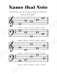 name that note worksheet